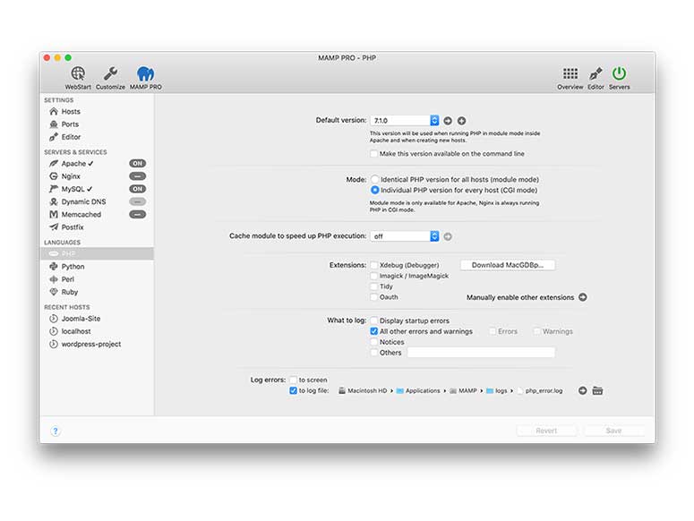 MAMP Pro for Mac 4.4版本下载